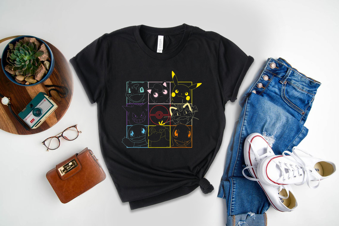 Pokemon Grid T-Shirt