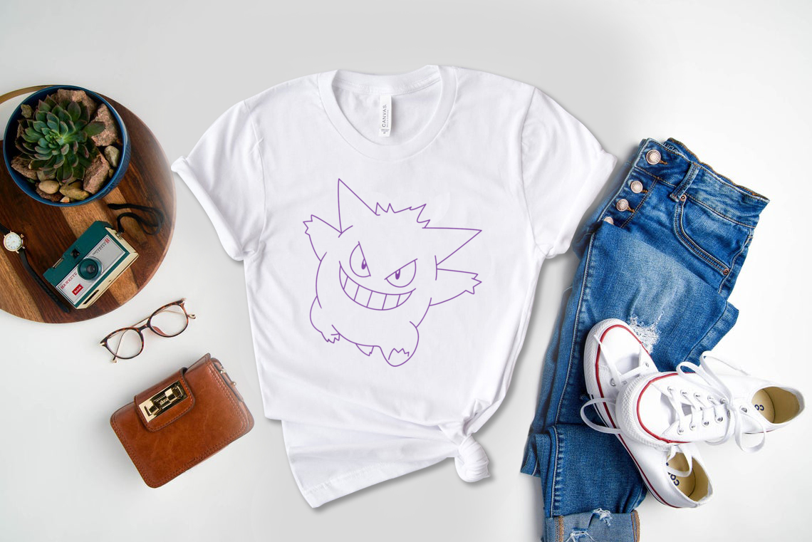 Pokemon Gengar Big Face T-Shirt