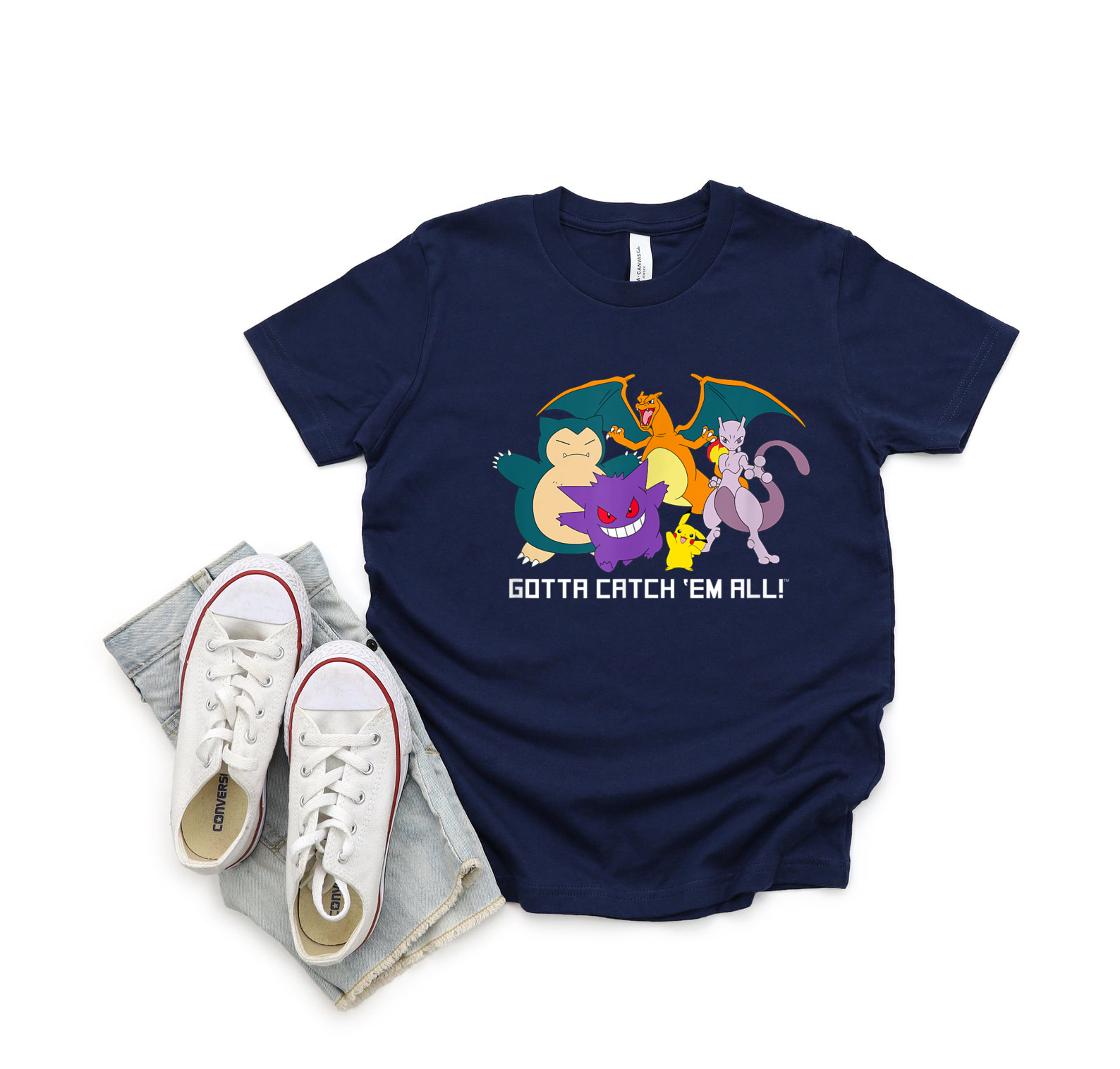 Vintage Effect Pokemon Shirt Anime Shirt Ash Pikachu Charmander Bulbasaur, Geek Gamer Sweatshirt Hoodie