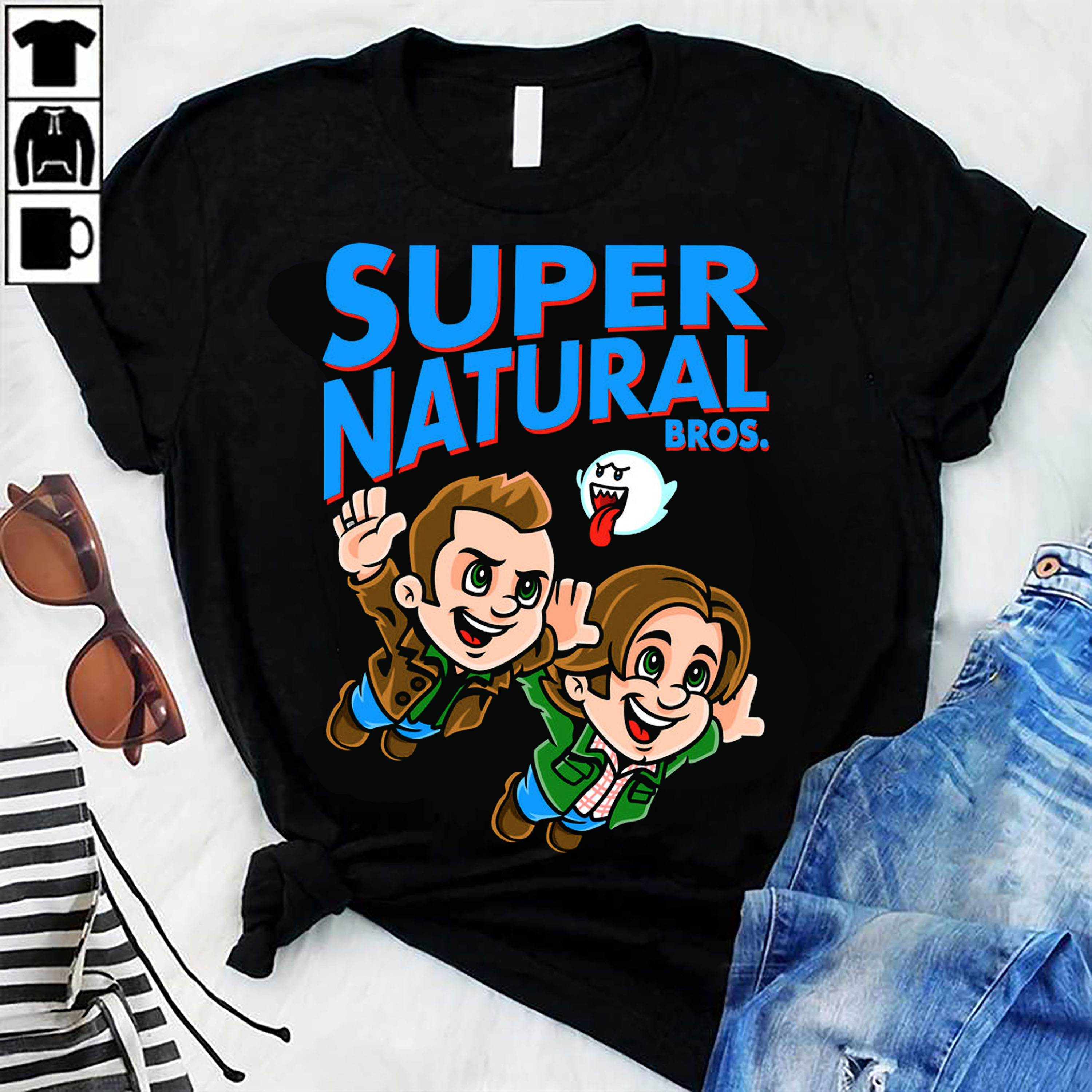 Super Natural Bros Shirt, Funny Super Natural Shirt