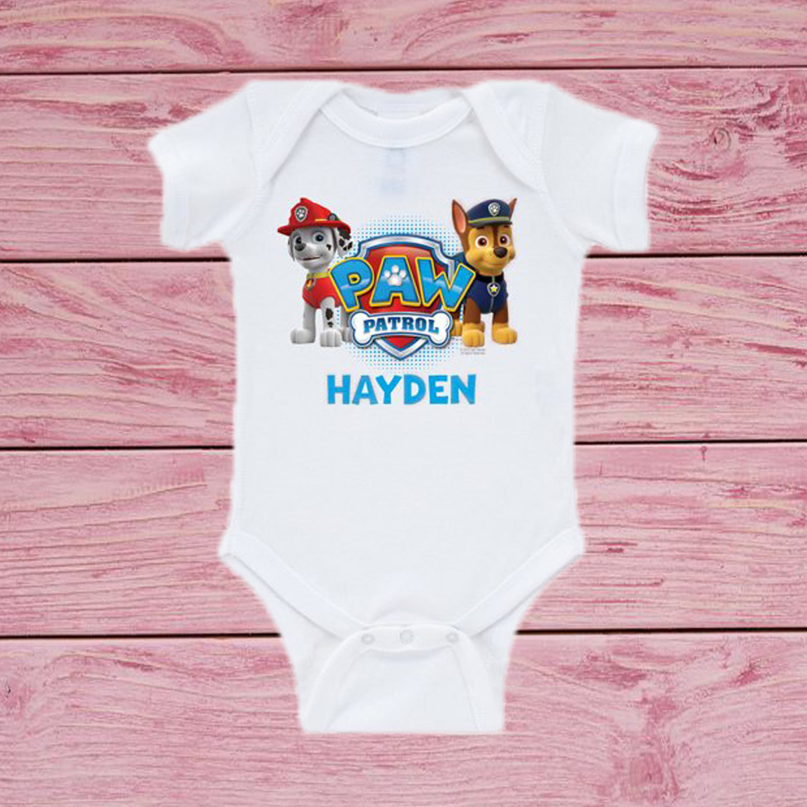 Personalized Paw Pantrol Baby Onesie - Custom Baby Onesie - Cute Paw trol Baby Suit - New Born Gift - Baby Shower Gift - Gift for Baby - Funny Animal