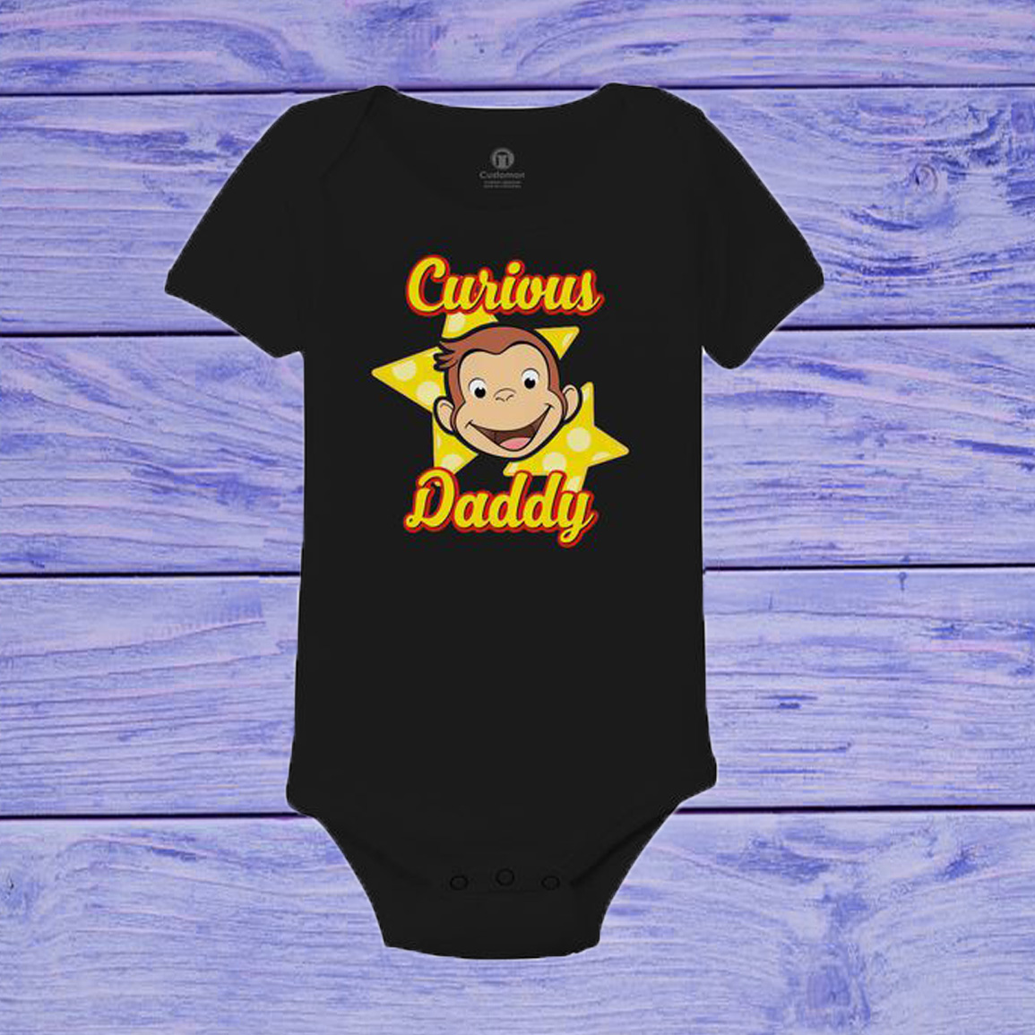 Customized Curious George Baby Onesie - Custom Baby Onesie - Cute Curious George Baby Suit - New Born Gift - Baby Shower Gift - Gift for Baby - Funny Animal