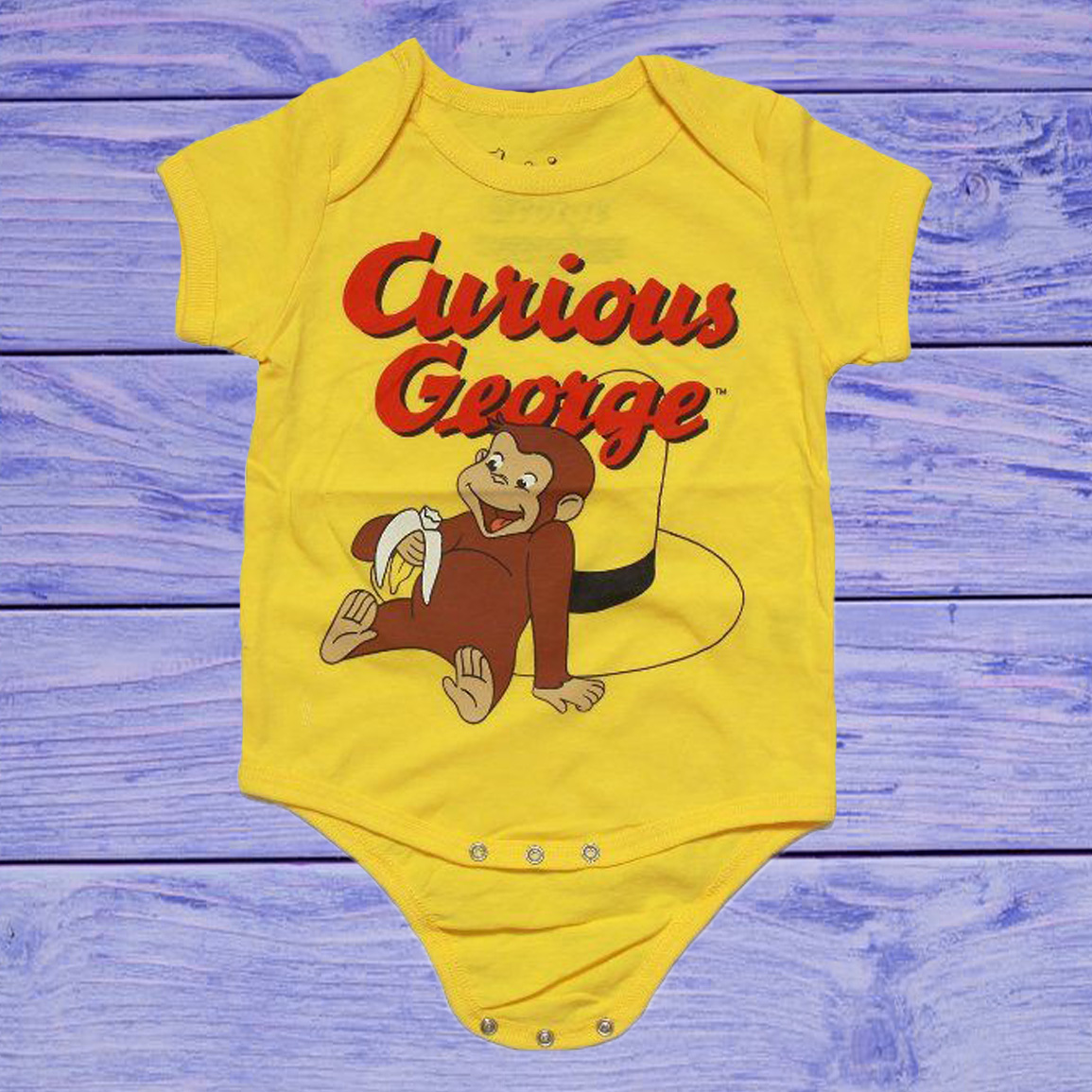Curious George Baby Onesie - Custom Baby Onesie - Cute Curious George Baby Suit - New Born Gift Set - Baby Shower Gift - Gift for Baby - Funny Animal