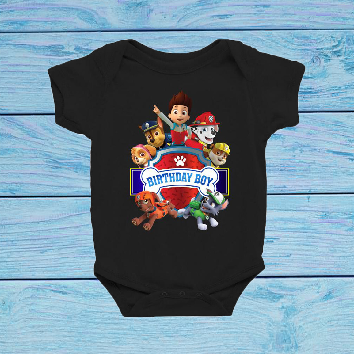 Cute Paw Patrol Baby Onesie - Custom Baby Onesie - Cute Paw trol Baby Suit - New Born Gift - Baby Shower Gift - Gift for Baby - Funny Animal