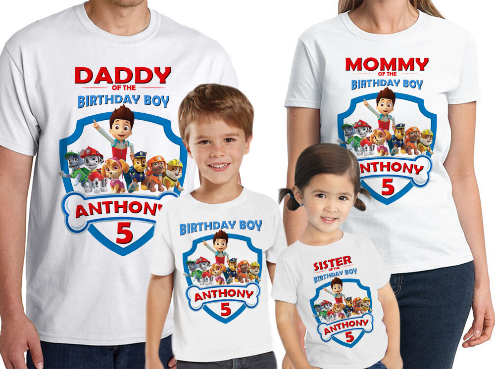 Paw Patrol Chase Birthday Shirt - Chase Birthday Shirt - Paw Patrol Birthday Shirt - Kids Birthday Shirt - Paw Patrol Shirt