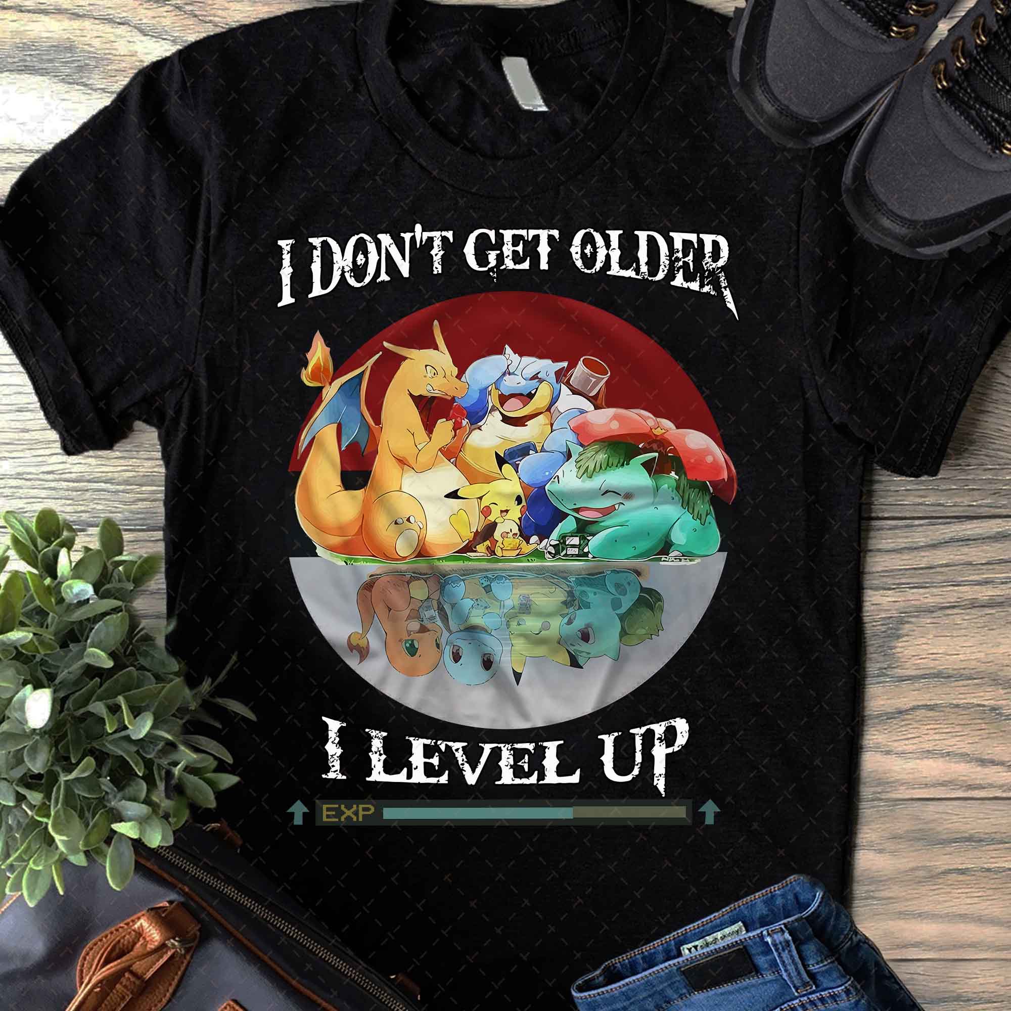 Vintage Pokemon T-Shirt, Anime Shirt, Ash Pikachu Charmander Bulbasaur, Geek Gamer tshirt