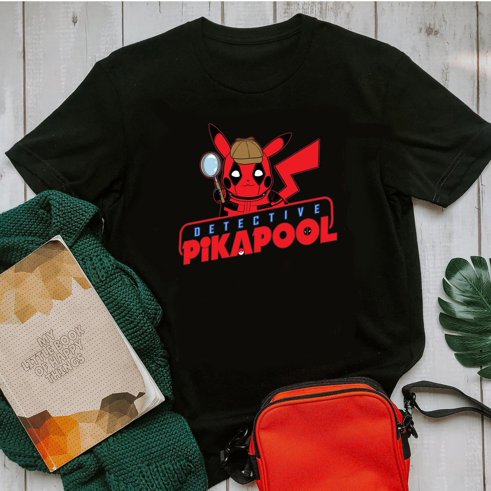 Detective Pikapool Shirt, Deadpool Pikachu Shirt, , Deadpool Shirt, Pikachu Shirt