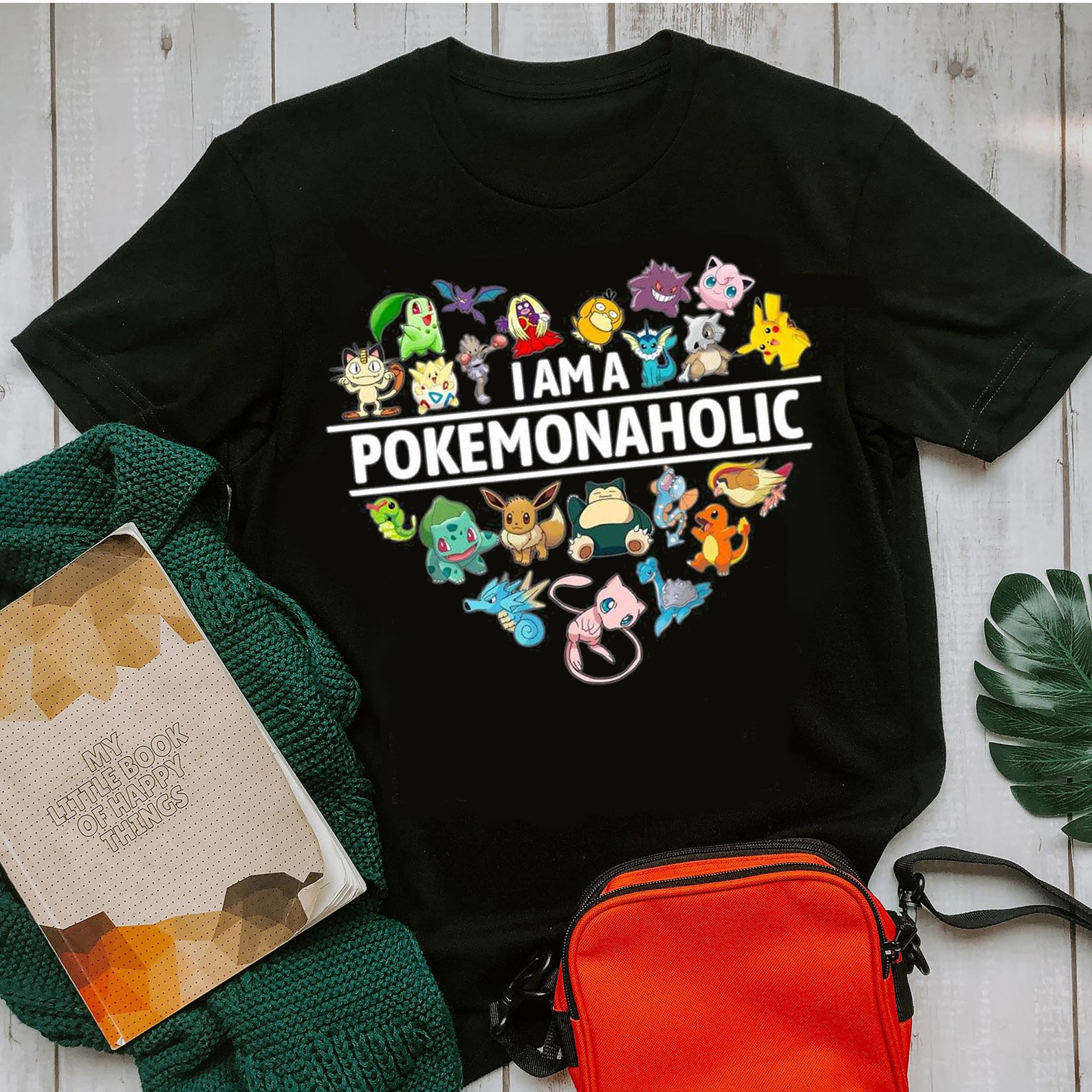 I am a Pokemonaholic Shirt, Pokemon Pikachu, Pikachu Lover, Movie Lover Gift, Anime Lover, Birthday gift, Anime Fan, Gift For Fan