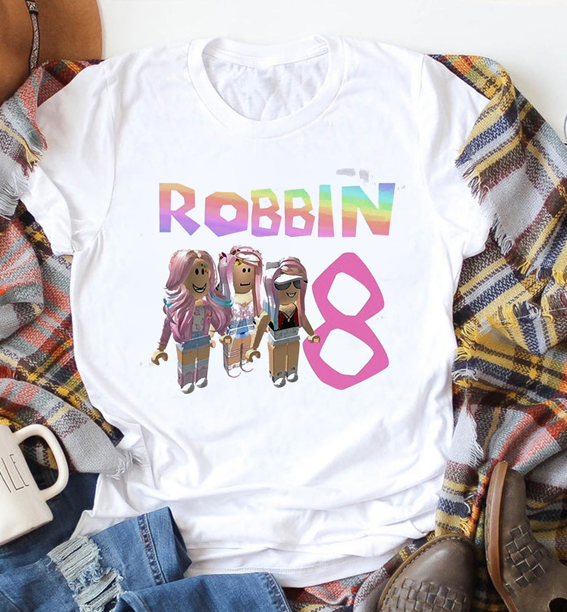 Roblox Birthday Shirt, Birthday Party, Roblox Birthday Kid Tee, Party Outfit, Personalized Birthday Shirt
