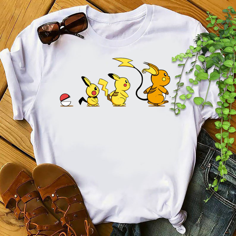 Pikachu Pokemon Custom Birthday Shirt