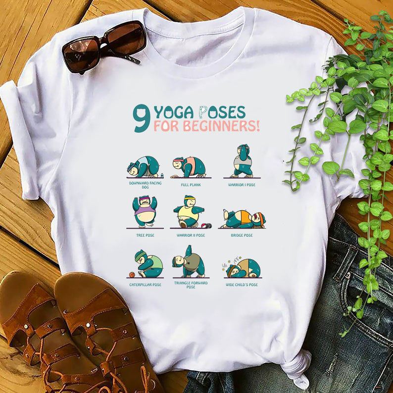 Snorlax Yoga Poses Shirt, Snorlax Shirt