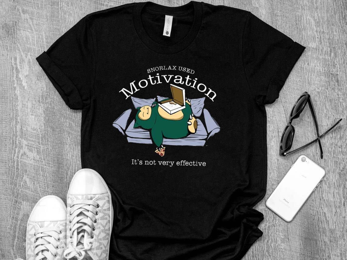 Snorlax used motivation Shirt, Snorlax Shirt, Pokemon Shirt