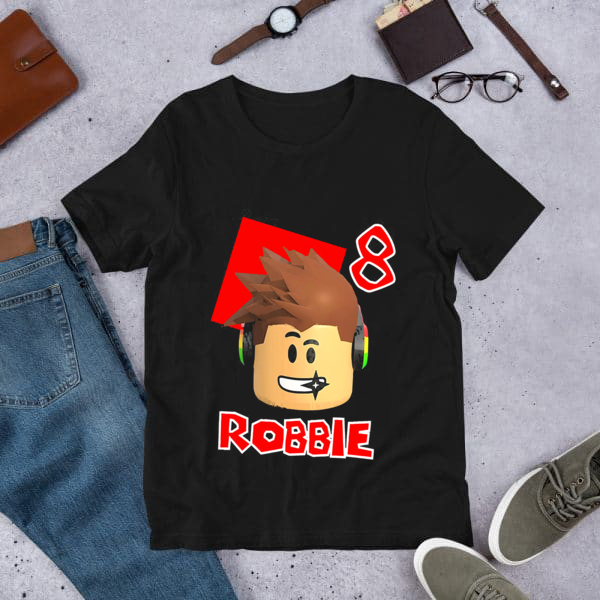 Custom Roblox Birthday Shirt, Roblox Birthday Clothing, Personalized Roblox Shirt