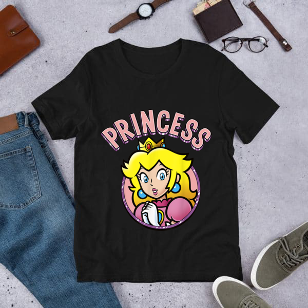 Super Mario Peach The Princess Portrait T-Shirt