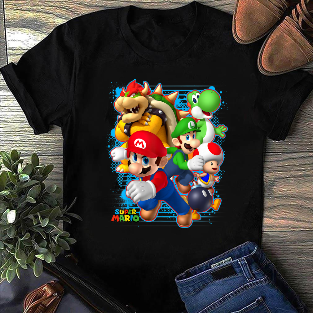 Personalized Nintendo Super Mario, Luigi Bowser Spray Paint T-Shirt