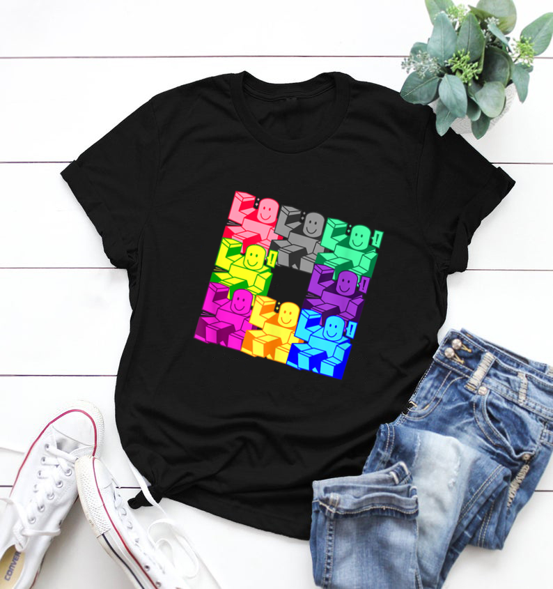 Color RoBlox T-Shirt, Personalized Gift