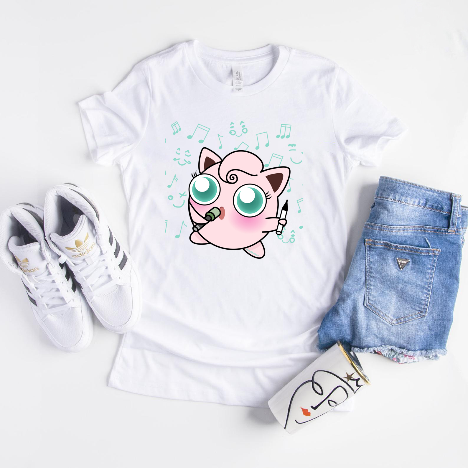 Jigglypuff Pokemon shirt, Pokemon Shirt