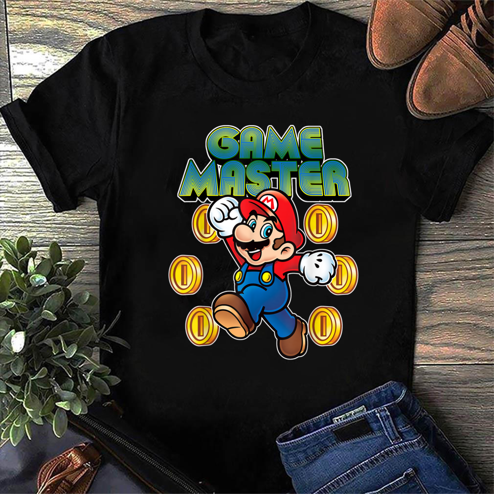 Mario Game Master Coins T-Shirt, Mario Shirt, Personalized Gift