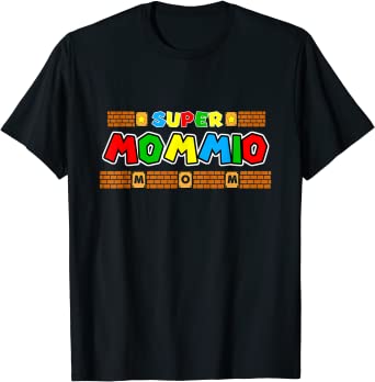 Super Mommio Tshirt,  Mothers Day T-Shirt, Video Gaming Lover