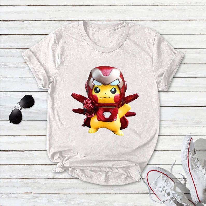 Pokemon Pikachu Ironman T-Shirt