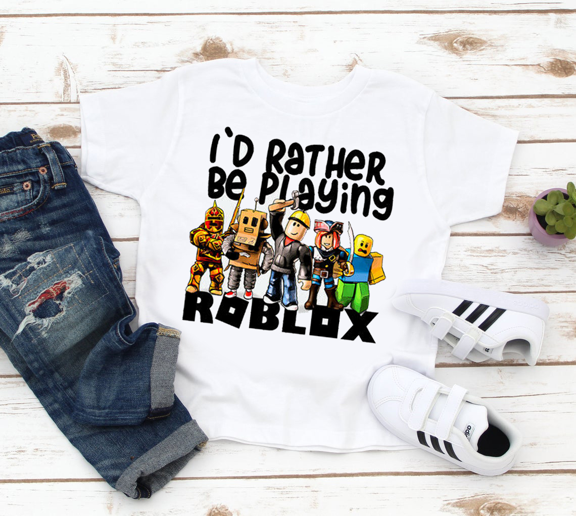 Personalized Roblox Birthday Party Shirt, Custom Name And Age Birthday Shirt, Birthday Boy Girl Shirt
