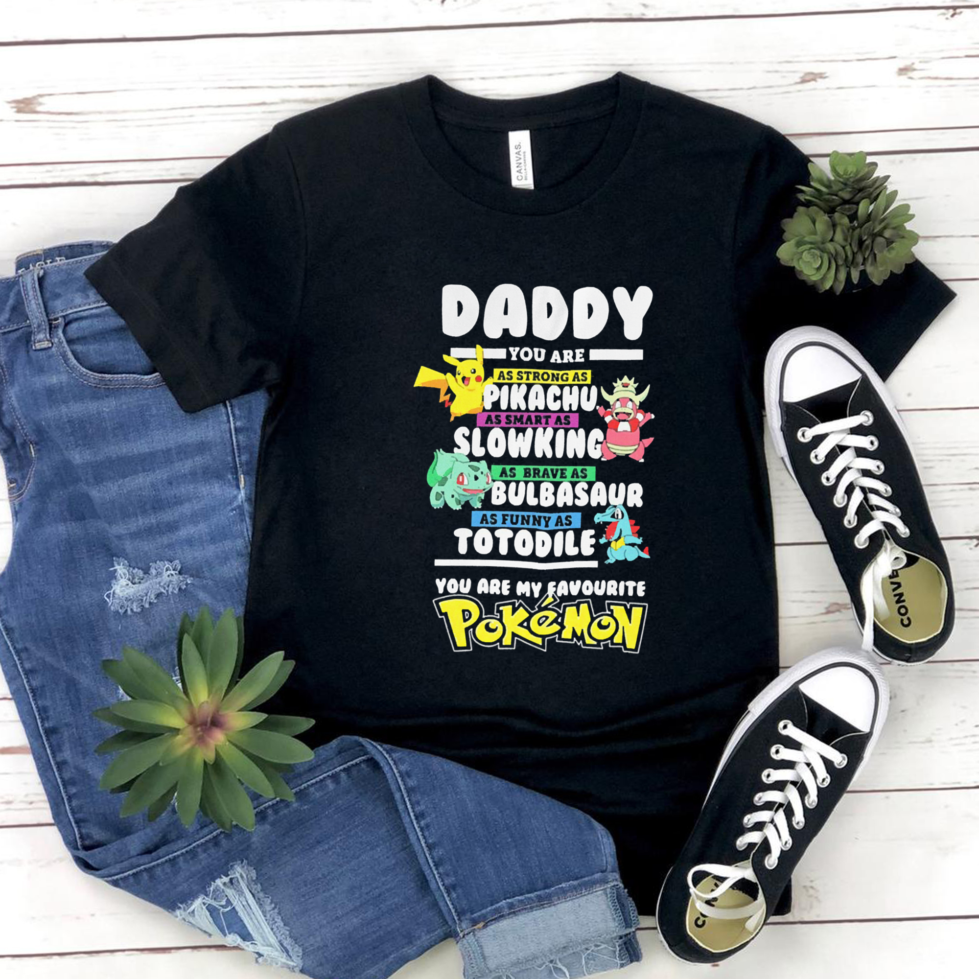 Fathers Day T-Shirt, Pokemon Multicolour You are Themed Gift