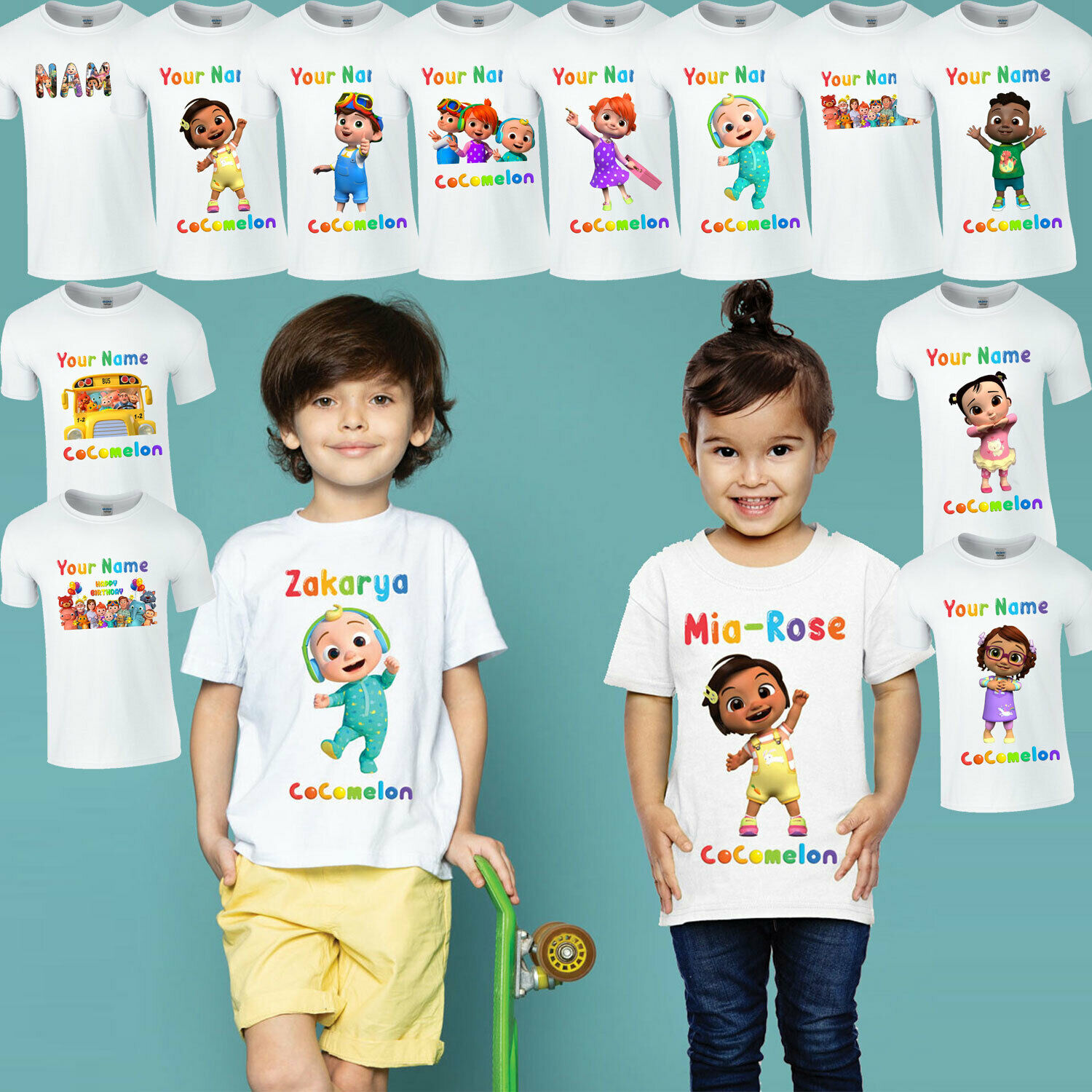 Personalized Cocomelon African American Birthday Shirts, Cocomelon Family Shirt, Cocomelon Party Shirt, Cocomelon Birthday, Family Matching shirts