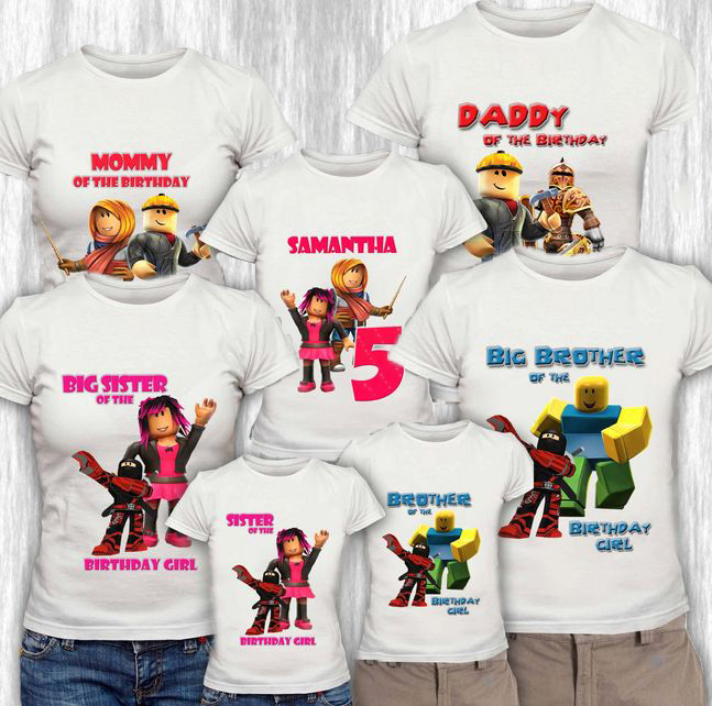 Personalize Roblox Birthday Boy T Shirt, Roblox Family Matching T Shirt, Roblox Lover Boy T Shirt, Personalized Birthday Gift For Kids T Shirt