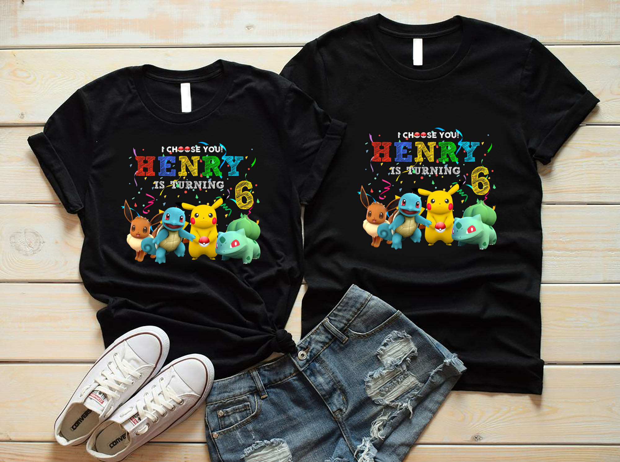 Custom made Pokemon Birthday Shirts, Pikachu Birthday Shirt, Pokemon Birthday, Pokemon Birthday Party