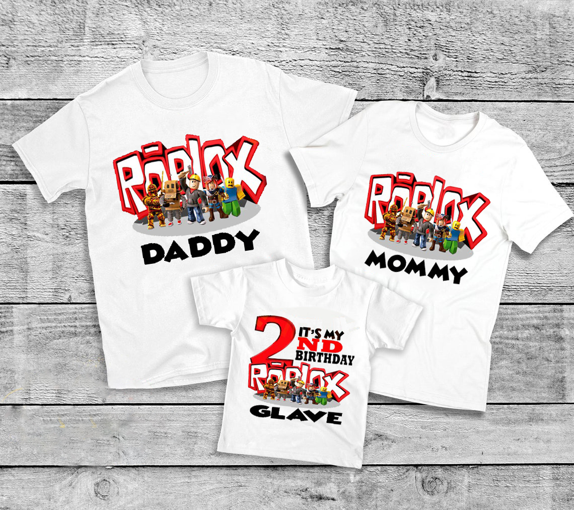 Personalized Roblox Birthday Boy T Shirt, Roblox Family Matching  Shirt, Roblox Lover Boy T Shirt, Personalized Birthday Gift For Kids T Shirt