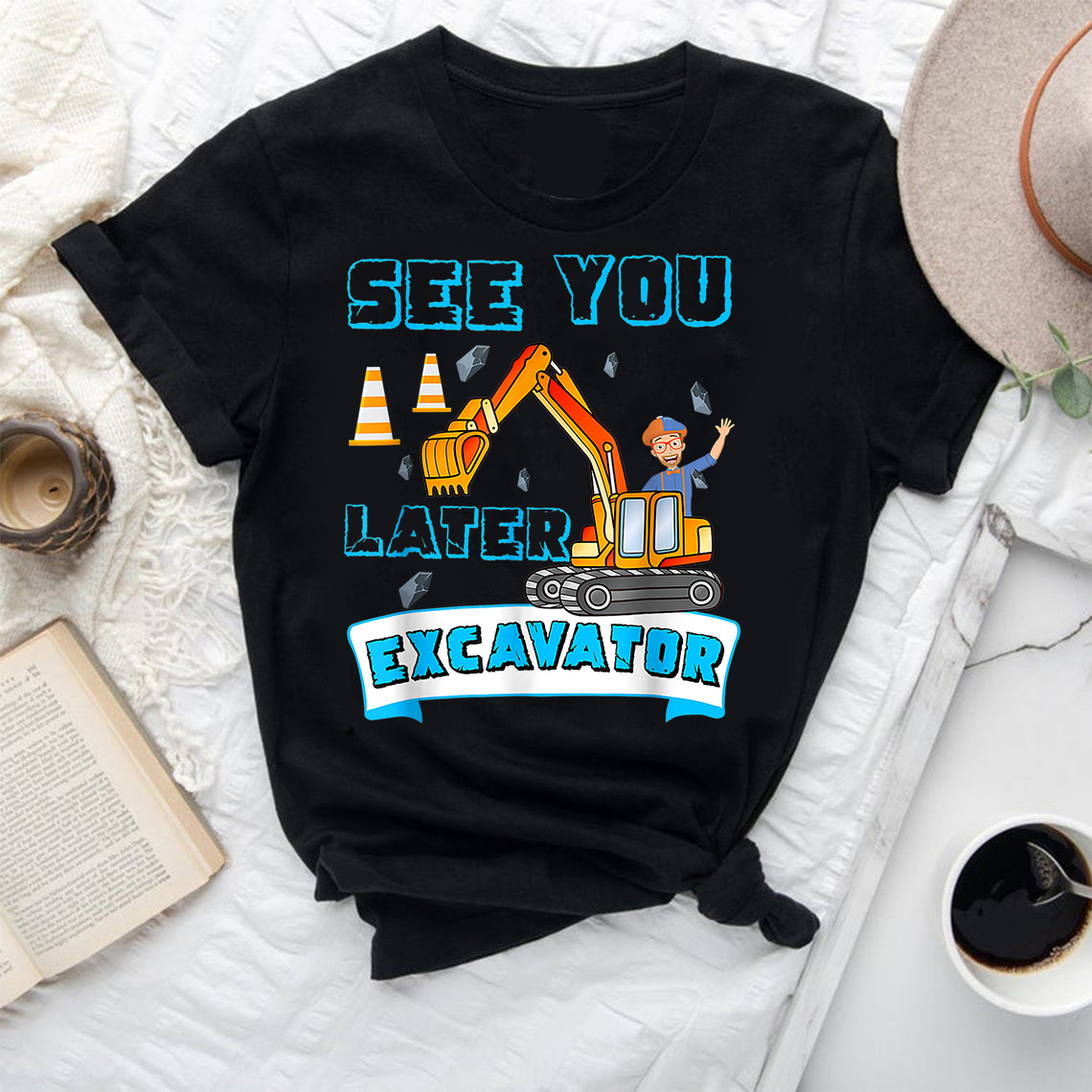 See you later Excavator Blippi Shirt, Blippi kids tee, This is my blippi watching shirt, Gift For Friends
