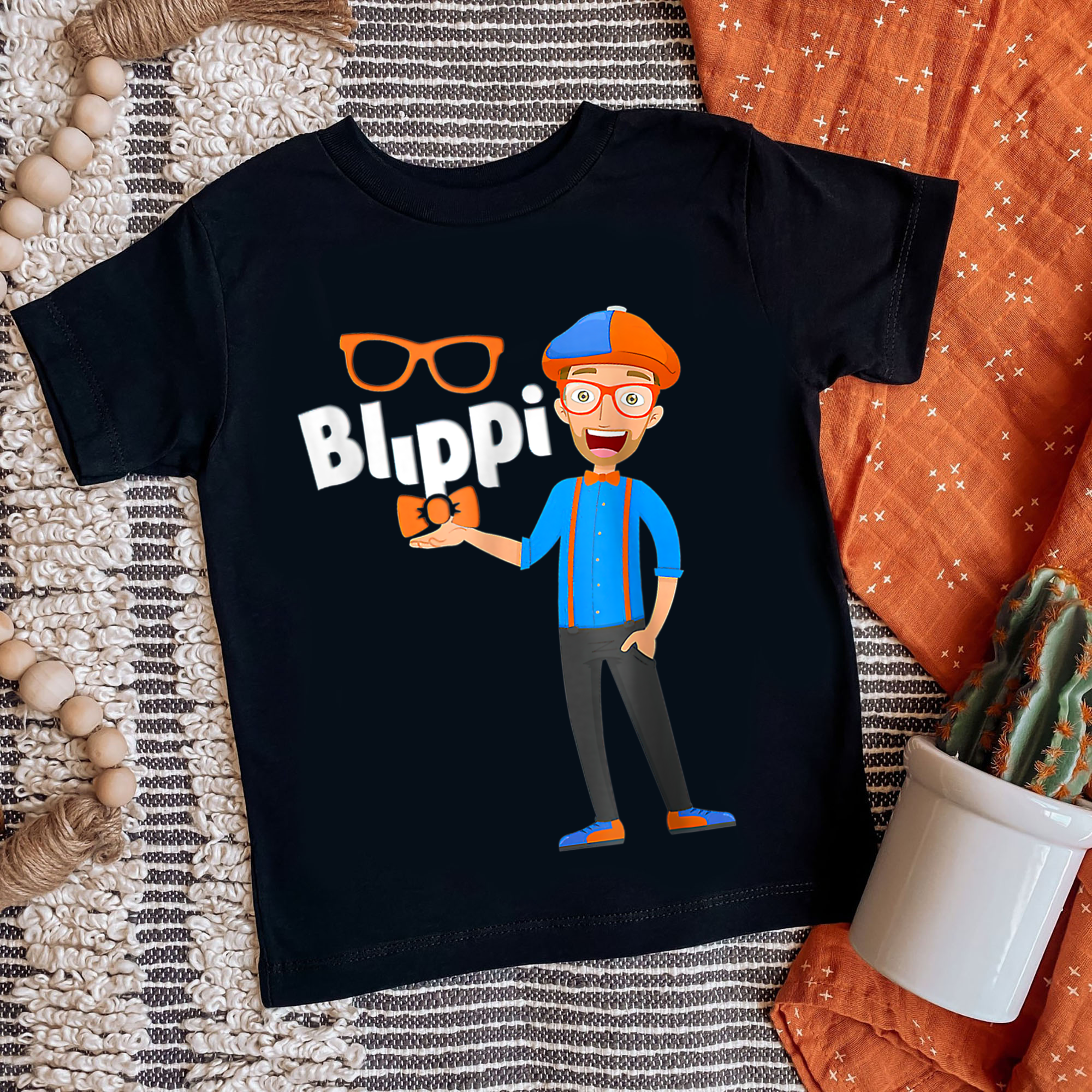 Blippi Lover Shirt, Kids Cartoon Blippis funny T-Shirt, Blippi birthday, Blippi Tee, Matching Family Shirt