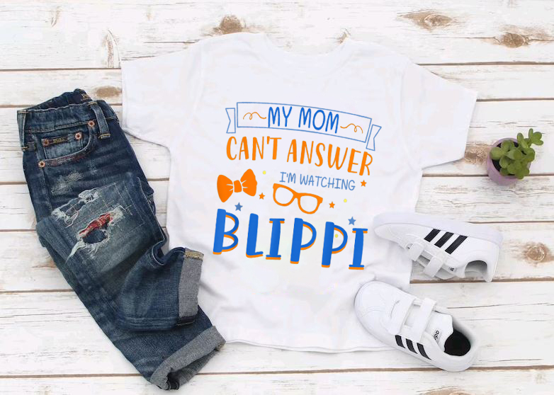 Blippi kids tee, This is my blippi watching shirt, Excavator Blippi Shirt