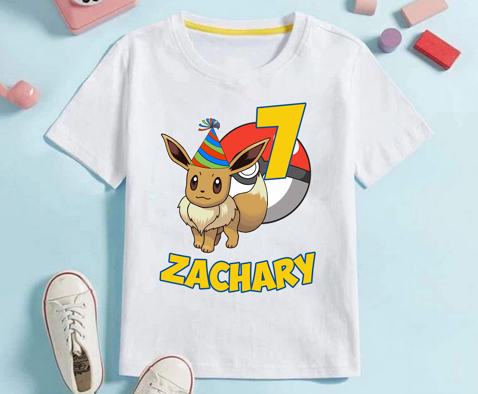 Custom pokemon birthday shirts, pokemon birthday family shirt, pikachu birthday shirt, pokemon birthday, custom pokemon, pokemon birthday party