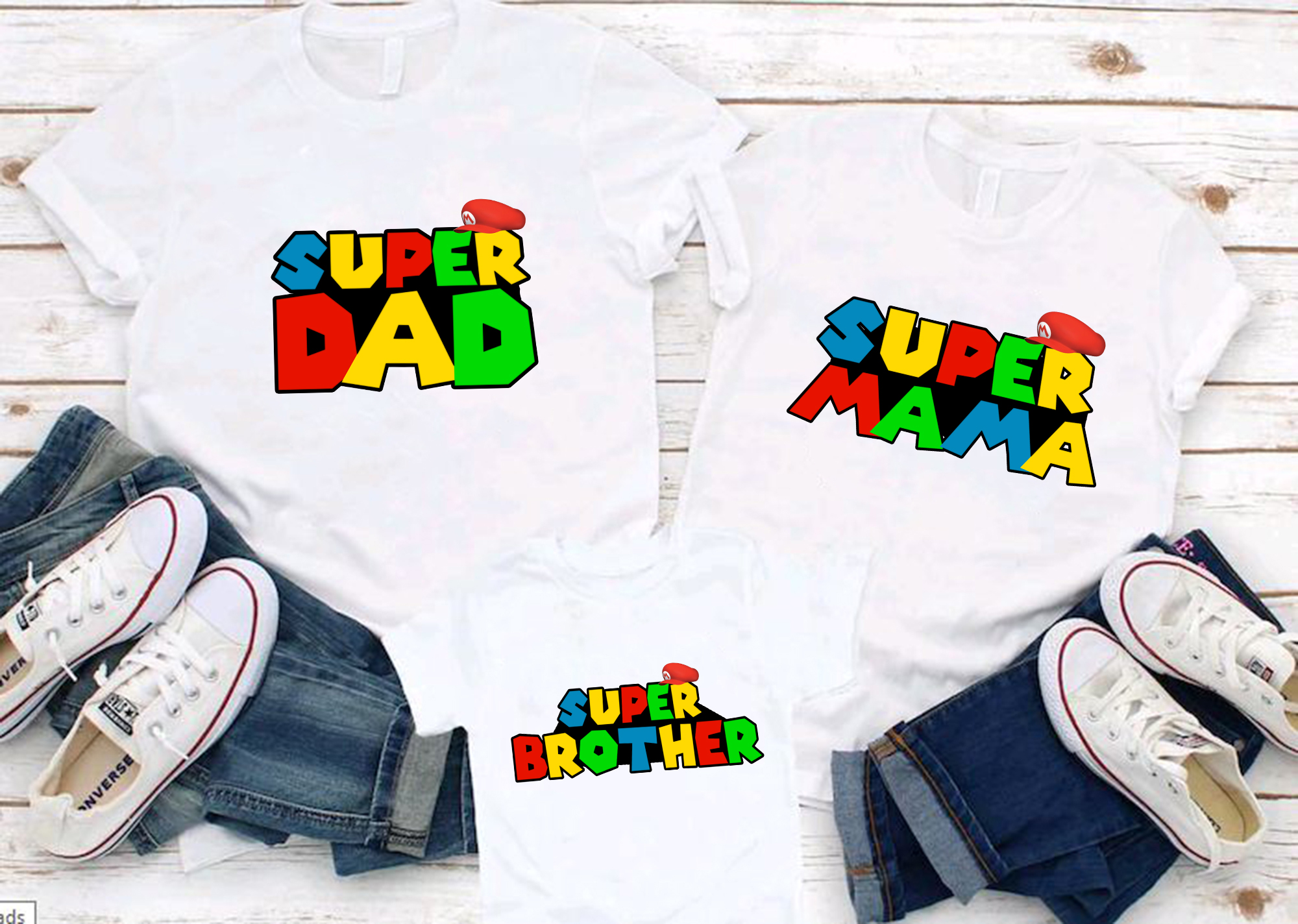 Personalized Mario Birthday Shirt, Super Mario Family Shirt, Personalized Birthday Shirt, Personalized Gifts, Mario Birthday Shirt