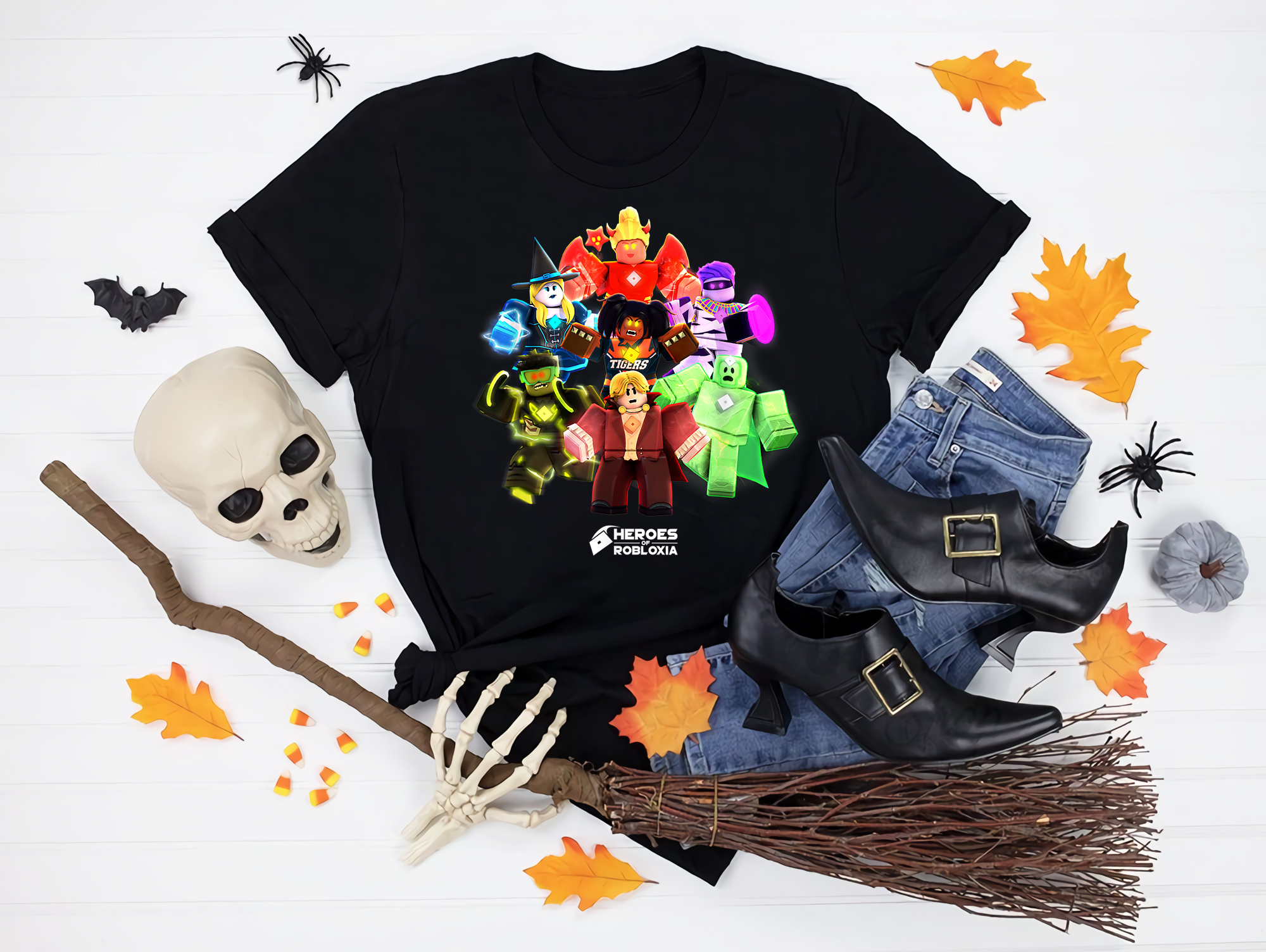 Heroes of Robloxia Shirt, Roblox Shirt, Roblox Family Shirt, Roblox Halloween Shirt, Halloween Gifts, Roblox Gifts