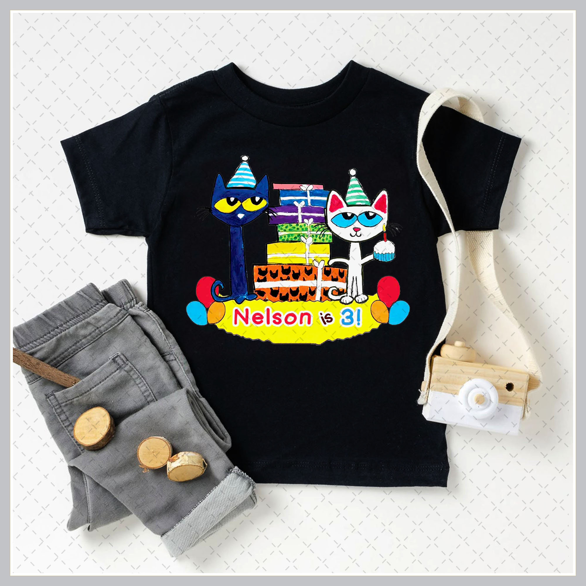 Pete The Cat Shirt, Pete The Cat Birthday Shirt, Groovy Shirt, 2nd Birthday Shirt, Cat Lover Shirt