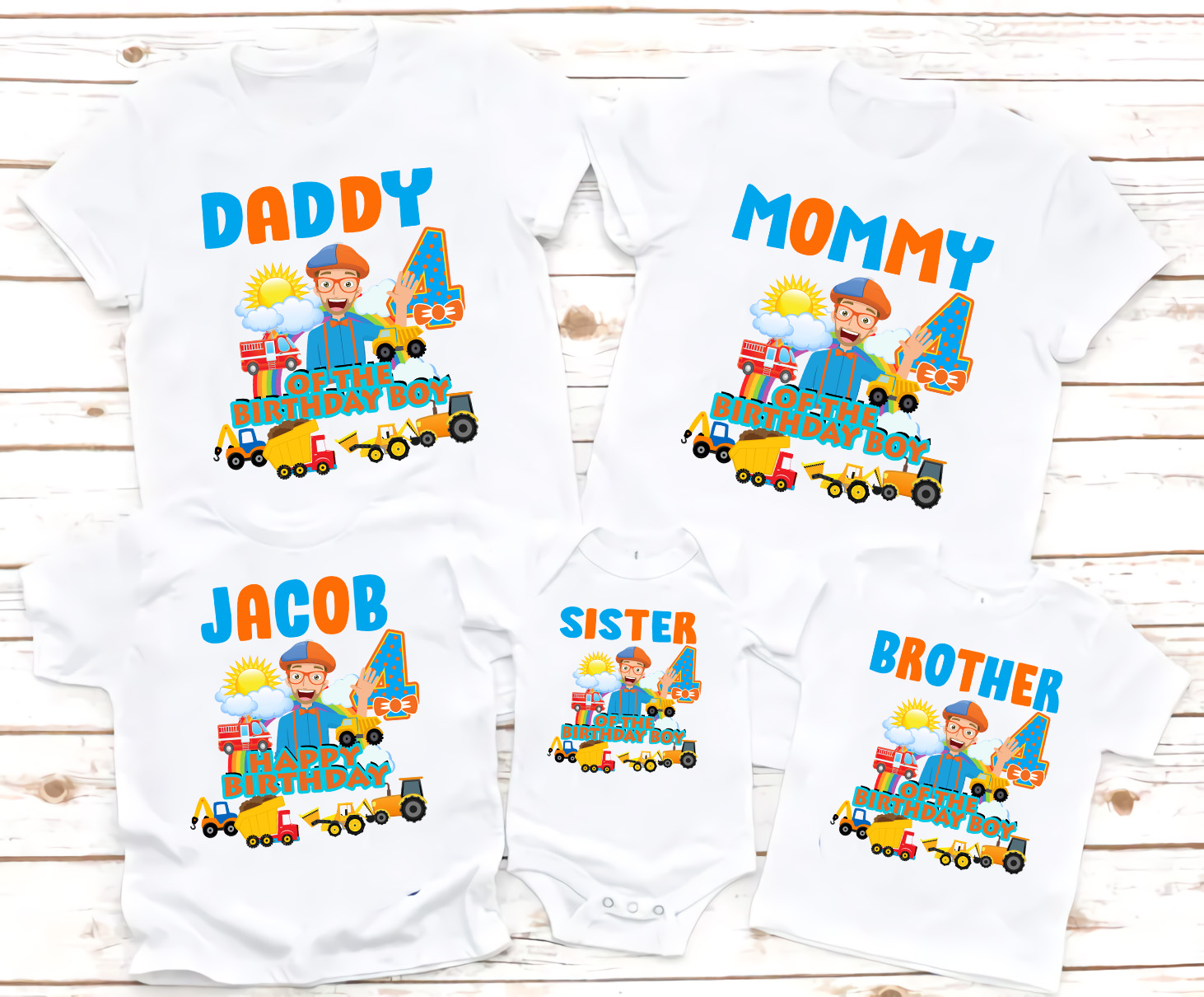 Blippi Birthday Shirts, Family Blippi shirts, Blippi birthday Theme Shirts, Matching Family Party Shirts