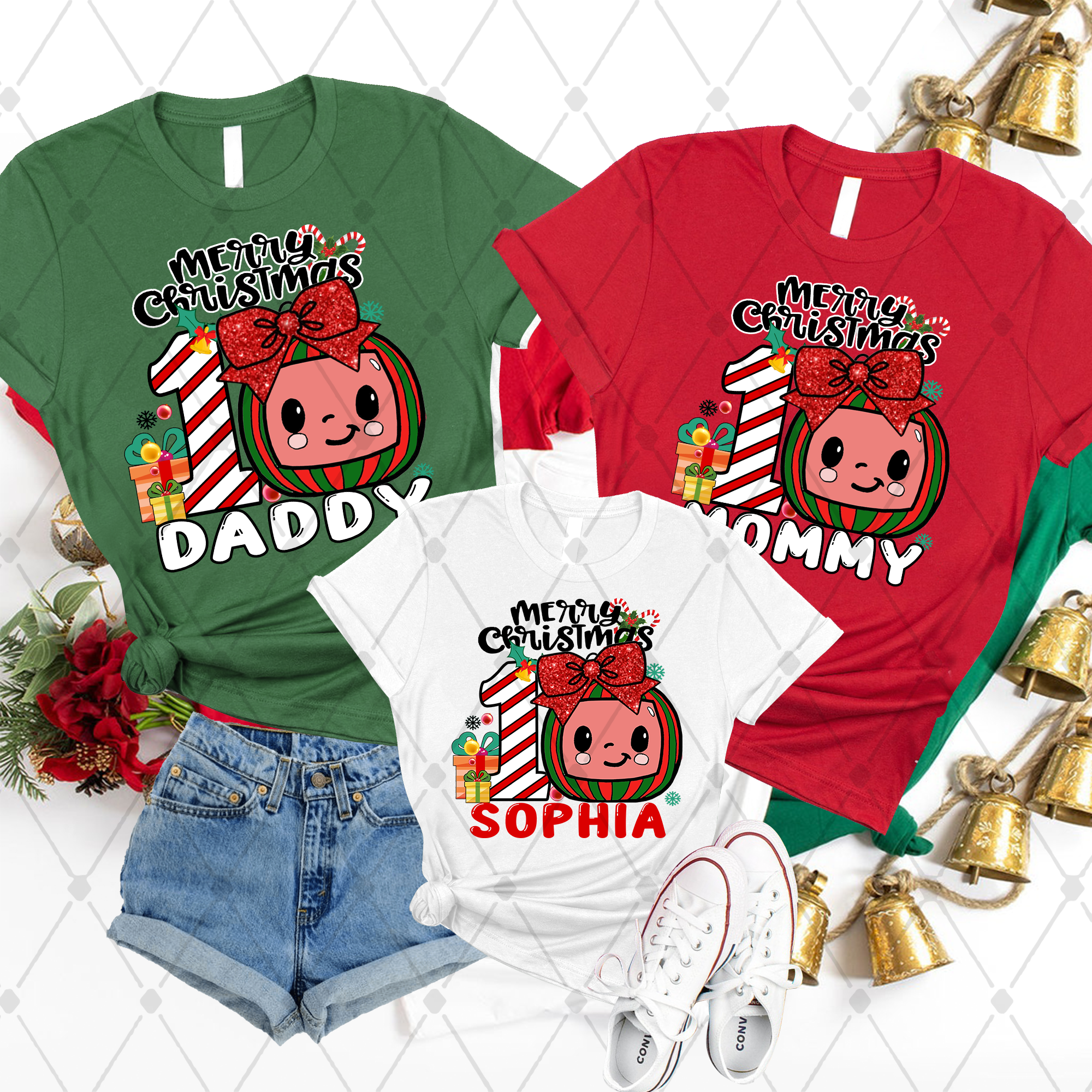 Cocomelon Merry Christmas Candy Cane Girl shirt, Christmas Candy Cane Shirt, Cocomelon Family Christmas Shirt, Cocomelon  Birthday Girl Shirt