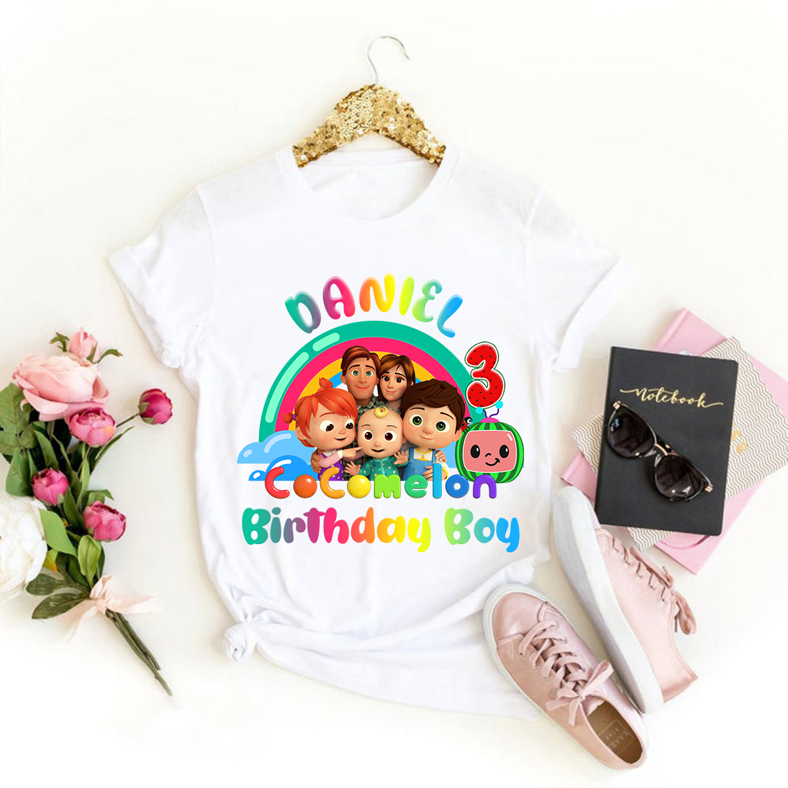 Personalized Cocomelon Birthday Shirt, Cocomelon Family Shirt, Cocomelon Birthday Gift For Kids, Cocomelon Theme Party
