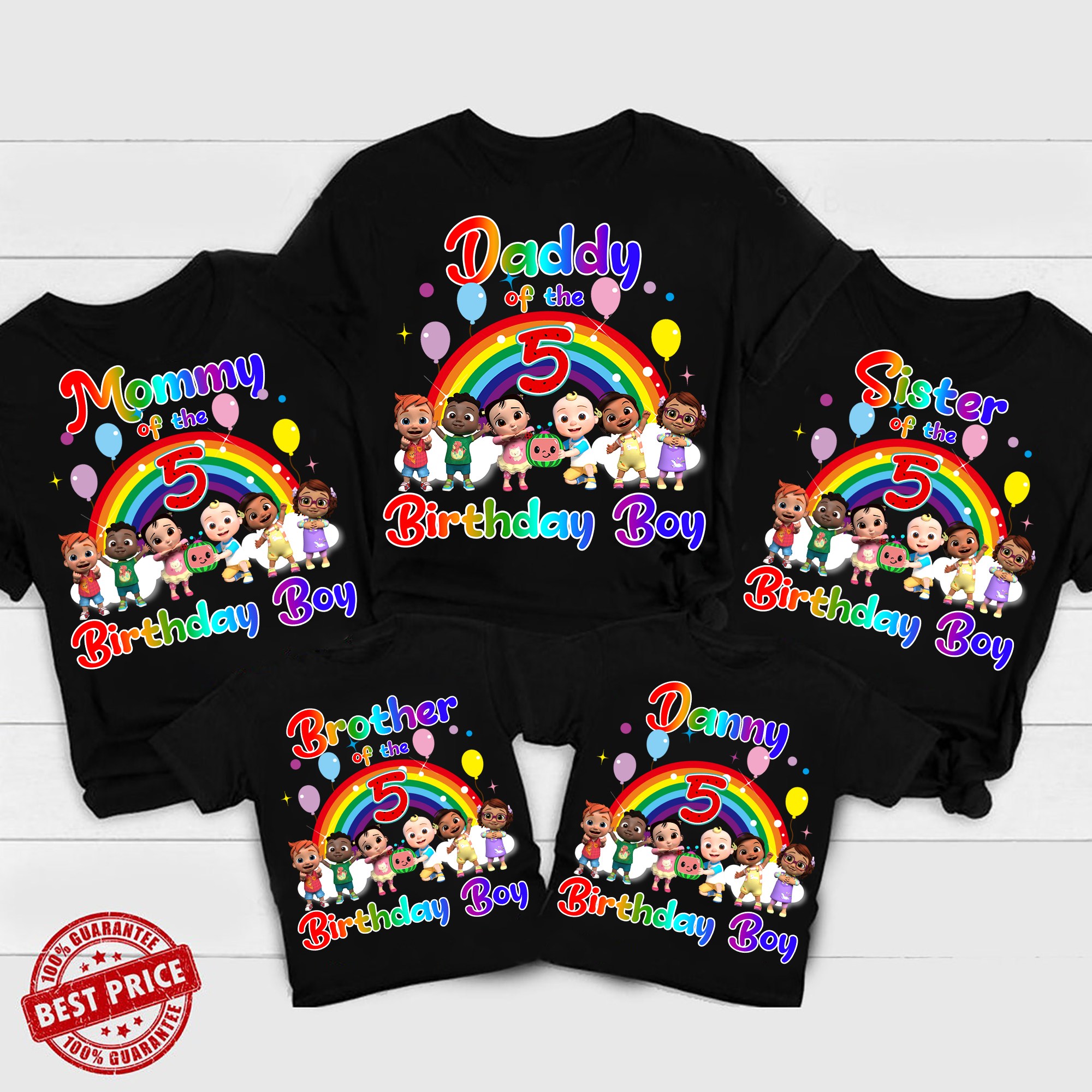 Cocomelon Family Matching Shirt, Cocomelon Family Birthday Girl Shirt, Melon Birthday Boy Shirt, Cocomelon Personalize Birthday Boy Shirt