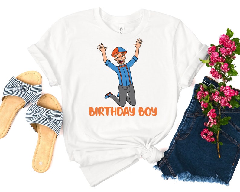 Personalized Blippi Onesie, Blippi Shirt, Blippi Birthday Shirt, Blibbi Toddler, Blippi Kids, Blippi Birthday,Matching Blippi Family Party Shirts