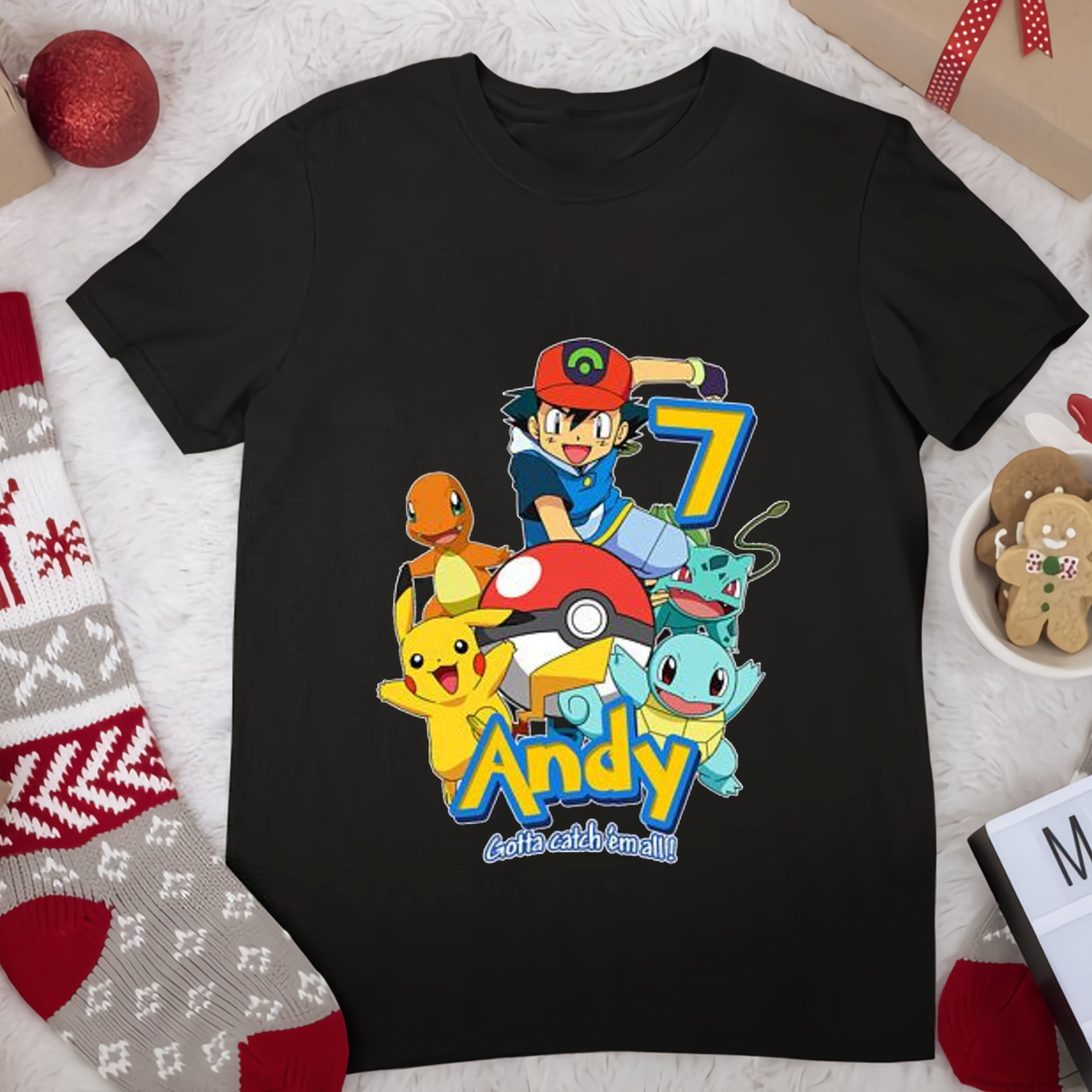 Pikachu Birthday shirt Party shirt theme shirt Raglan shirt Personalized shirt Family matching Shirt Gift Birthday shirt - Personalized shirt