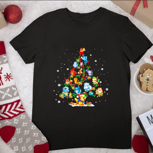 Pikachu Shirts For Kids, Pokemon Christmas Party Shirts For Toddlers, Pikachu Fan Shirt, Pokemon Fans, Pokemone T shirt, Custom Kids T-shirt