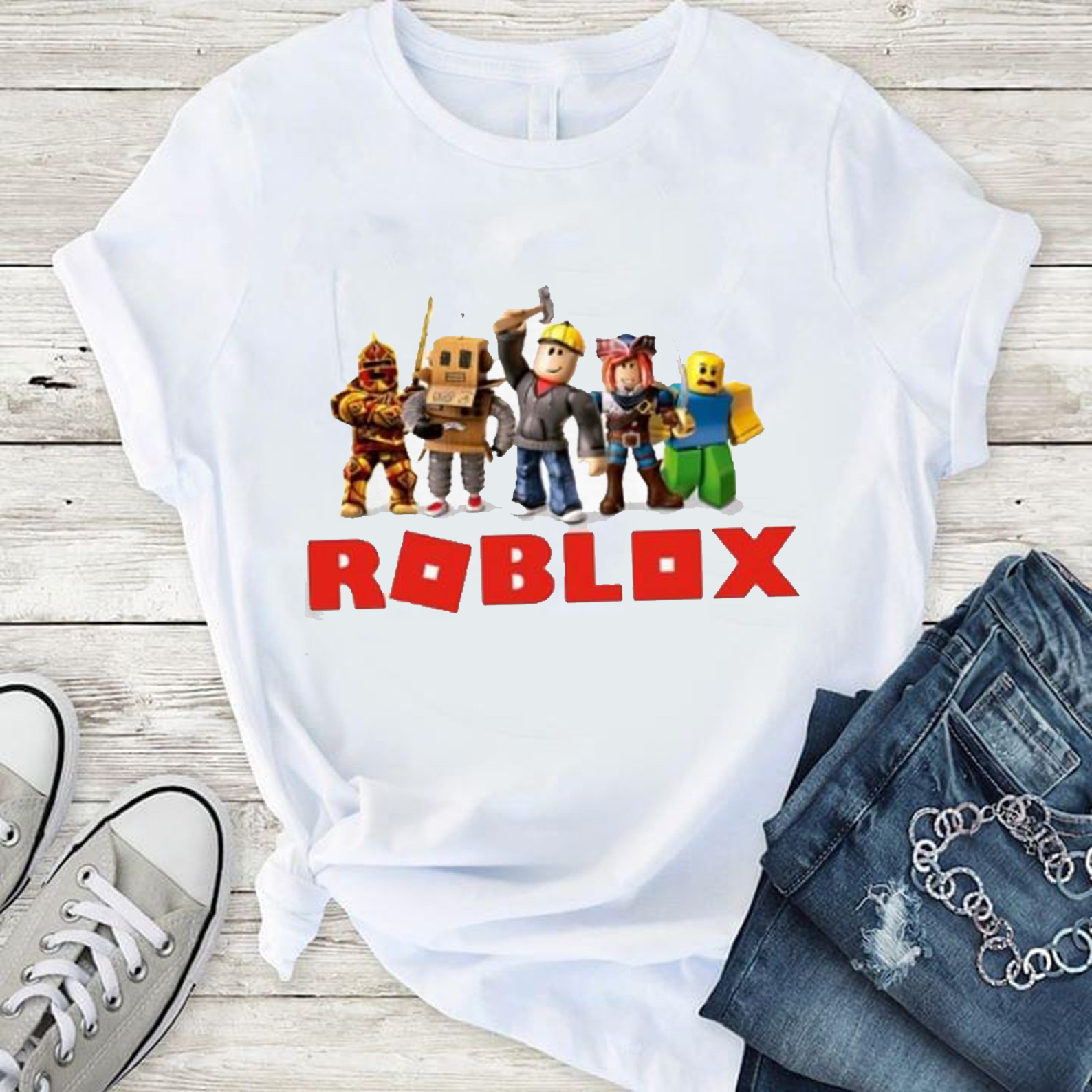 Kid's Roblox Tshirt, Roblox Character Shirt, Roblox Birthday Shirt, Roblox Gift, Men Woman Roblox Shirt