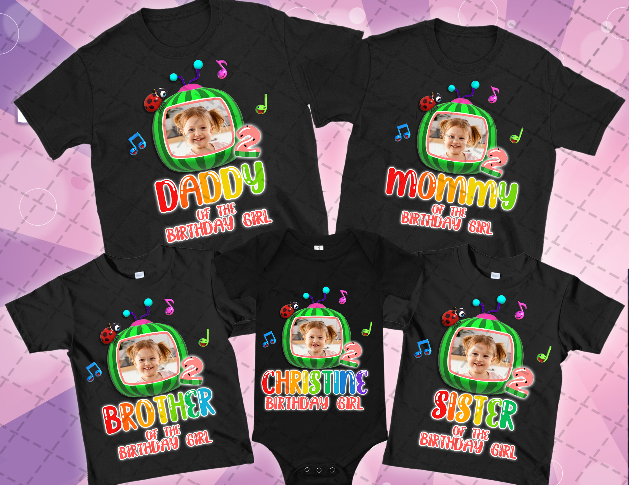 Personalized Cocomelon Family Matching Shirt, Cocomelon Family Birthday Boy Shirt, Melon Birthday Boy Shirt, Birthday Shirt Gift For Kids