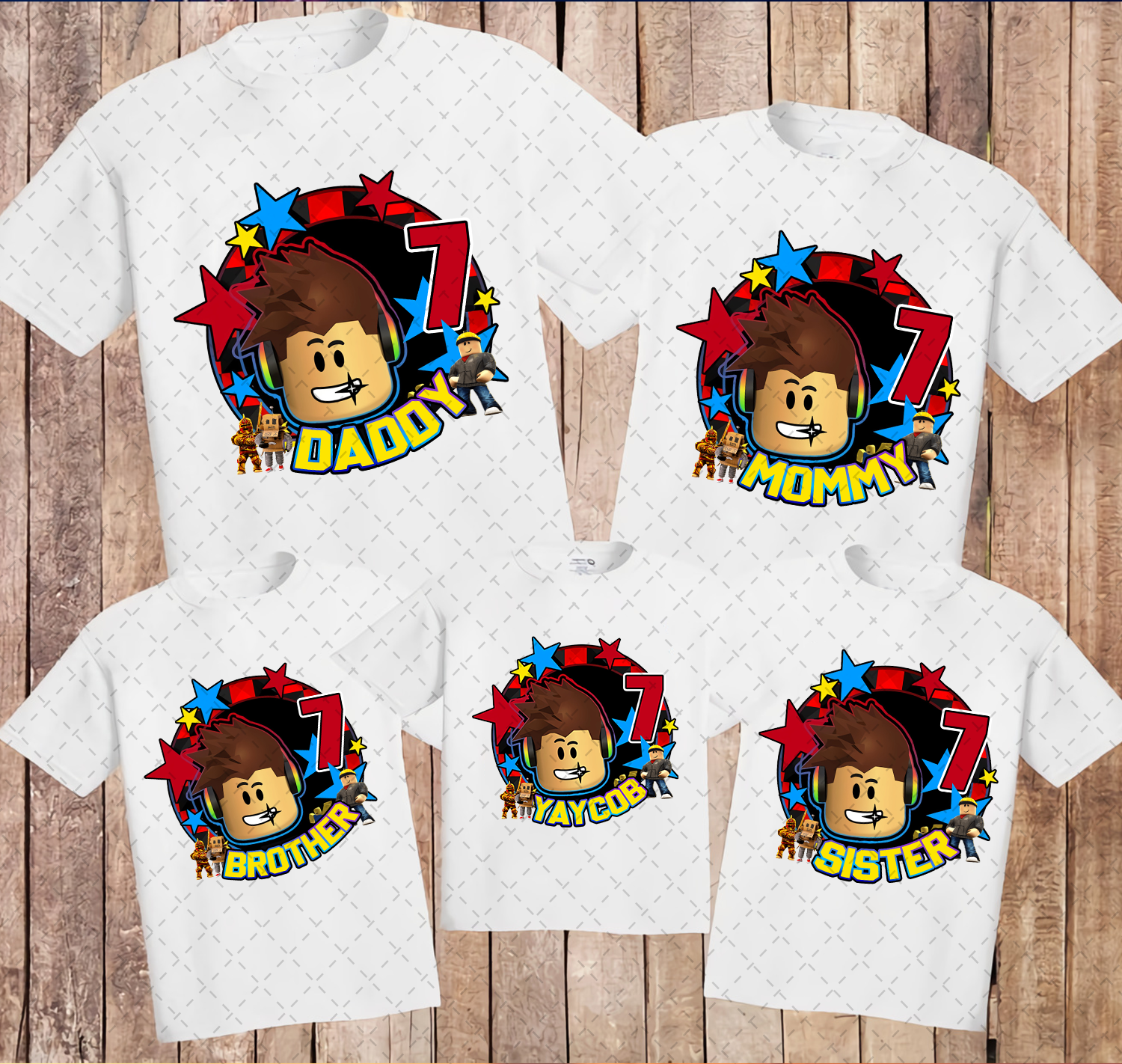 Roblox Birthday Shirt, Roblox Birthday Boy Custom Gift, Roblox Party Unisex Kids Tee, Game Birthday Theme
