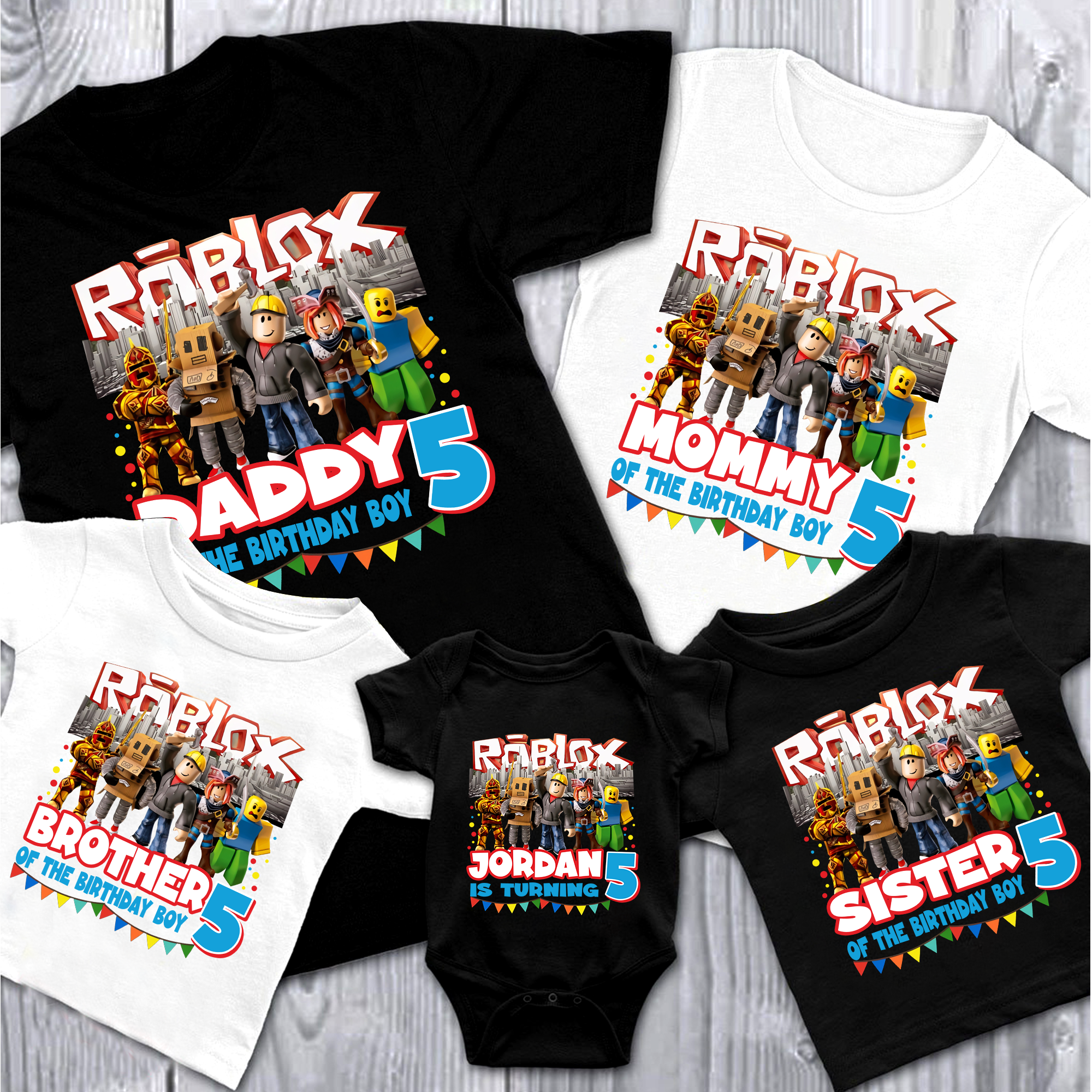 Roblox Birthday Shirt, Personalized Roblox Shirt, Personalized Roblox Birthday T-Shirt, Roblox Matching Family Shirt, Roblox Shirt