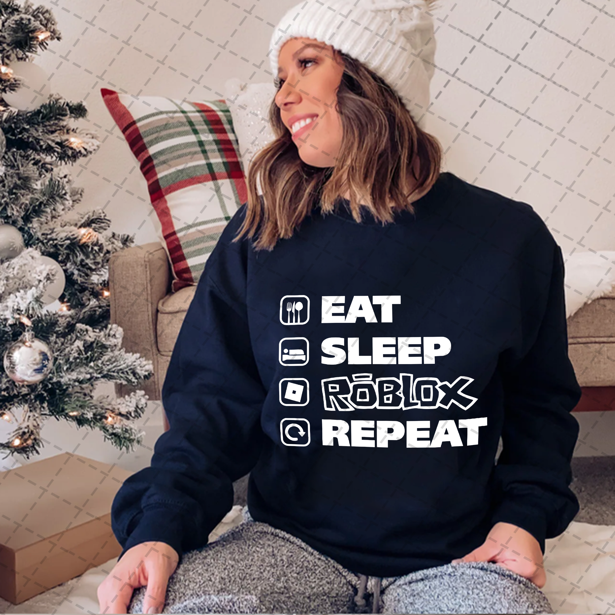 Eat Sleep Roblox Repeat T-Shirt, group Shirt, Birthday Party Tee, Quarantine and Roblox Outfit, Kids T Shirt, Birthday Present for Kids