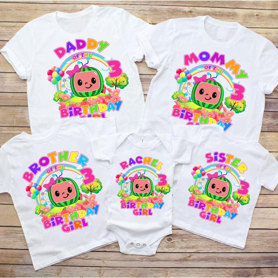 Cocomelon Family Matching Shirt, Cocomelon Family Matching Shirts Set